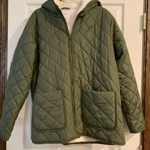 Old Navy Quilted Sherpa-Lined Jacket XXL
